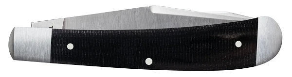Case Tony Bose Kollaboration 2021 Black Canvas Micarta Trapper - Image 3