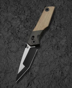 Bestech Knives Cetus Titanium Natural Micarta
