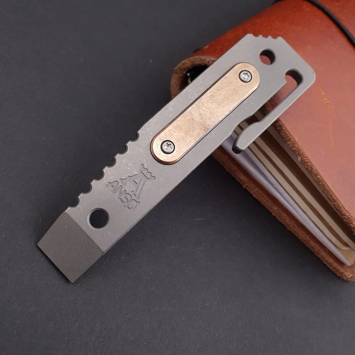 Anso Prybar12 Stonewashed With Bronze Inlay