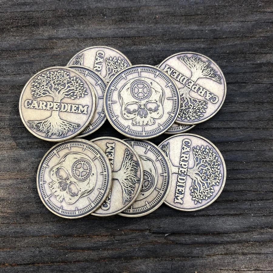 Carpe Diem Mini Coins Set Of 10