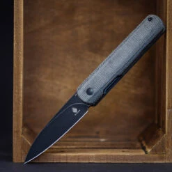Kizer X Justin Lundquist Feist XL Black Micarta