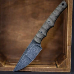 Heidi Blacksmith Kwaiken Sheepfoot Micarta Green (15 Cm)