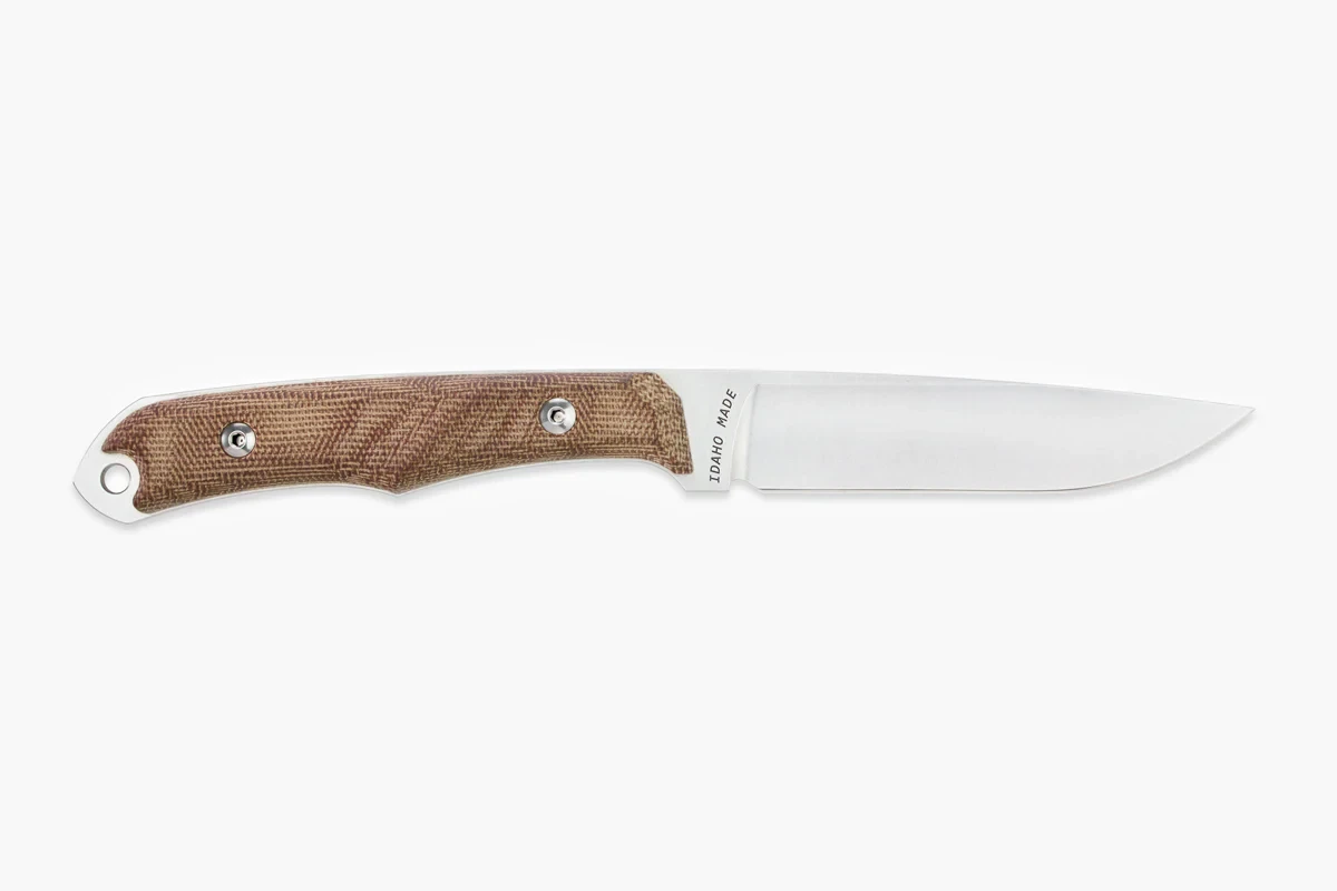 Chris Reeve Inyoni Natural Canvas Micarta Drop Point - Image 2