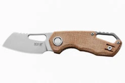 MKM Isonzo M390 Natural Micarta Cleaver