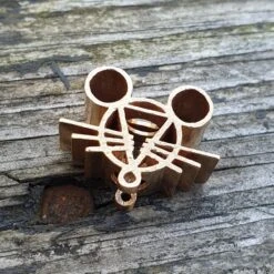 Giantmouse Bronze Lanyard Bead