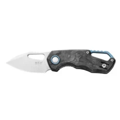 MKM Isonzo M390 Blue Carbon Fiber ClipPoint