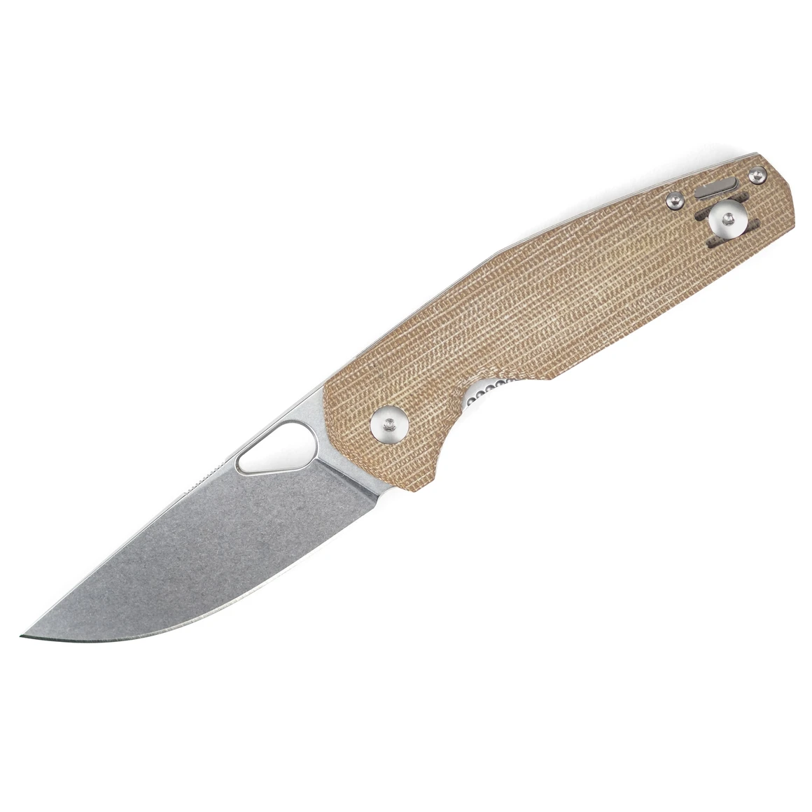 Giantmouse ACE Nimbus V2 Natural Canvas Micarta - Image 3