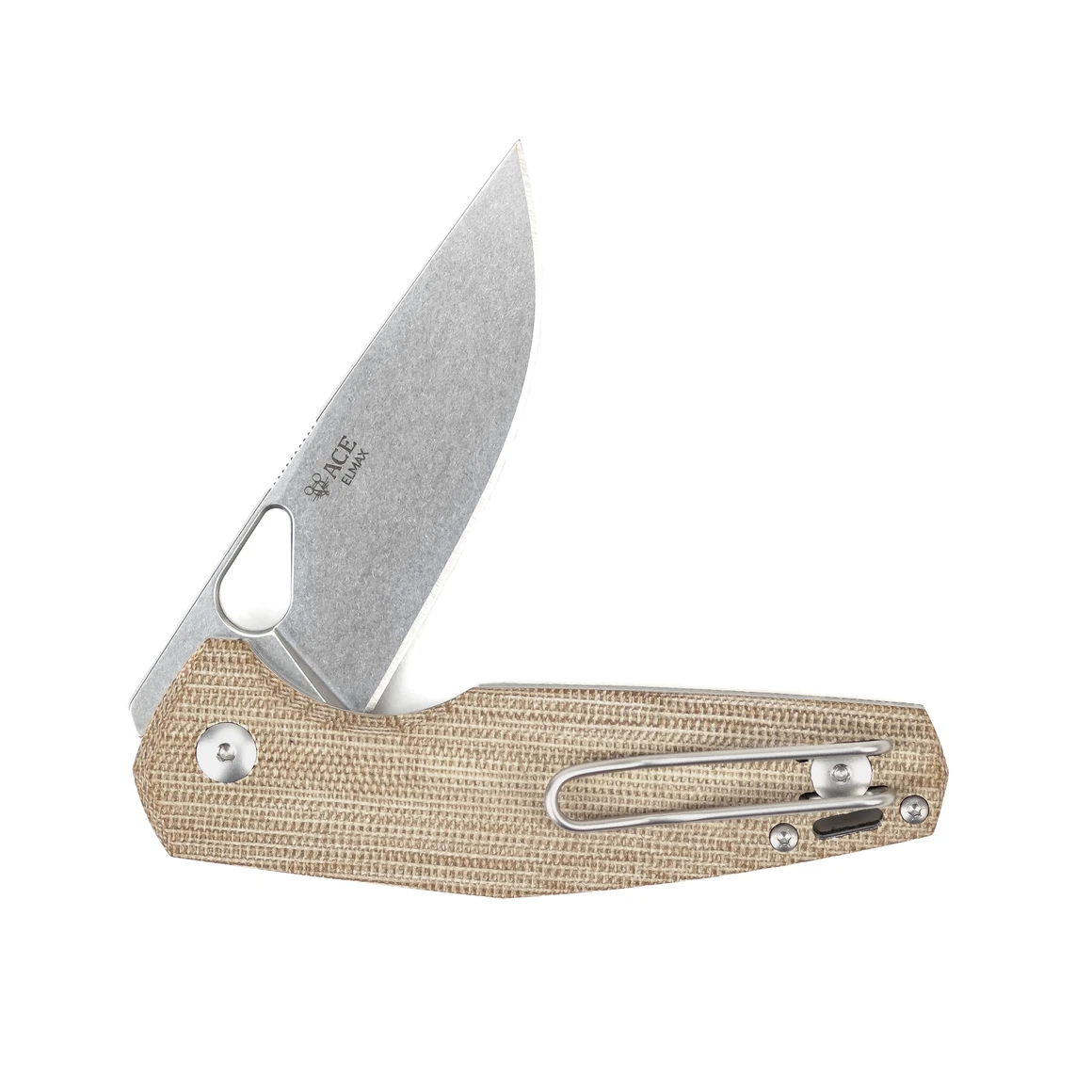 Giantmouse ACE Nimbus V2 Natural Canvas Micarta - Image 7