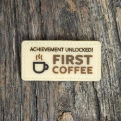 First Coffee Achievement Patch