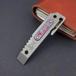 Anso Prybar12 Stonewashed With Timascus Inlay