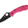 Spyderco Delica S30V Pink Heels Black