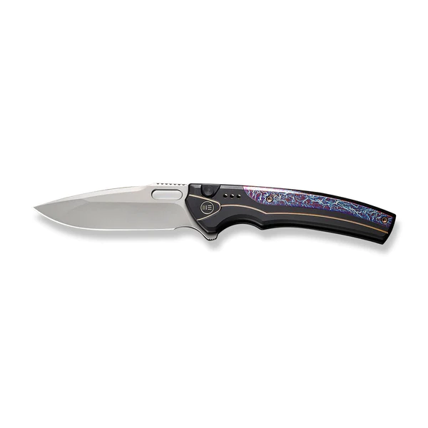 WE Knife Exciton Black Titanium With Flamed Titanium Integral Spacer - Image 3